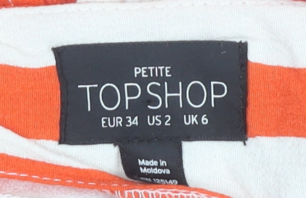 Womens UK Size 6 Topshop Asymmetric  Skirt