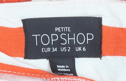 Womens UK Size 6 Topshop Asymmetric  Skirt