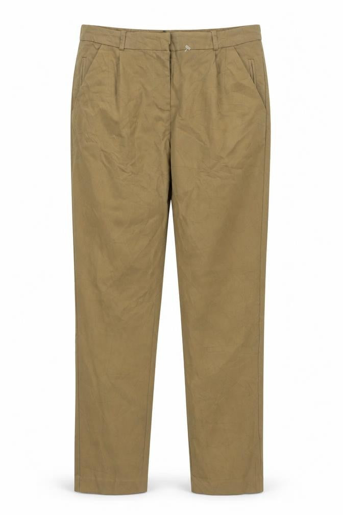 Womens UK Size 10 Topshop Regular Fit Business Casual Brown Trousers