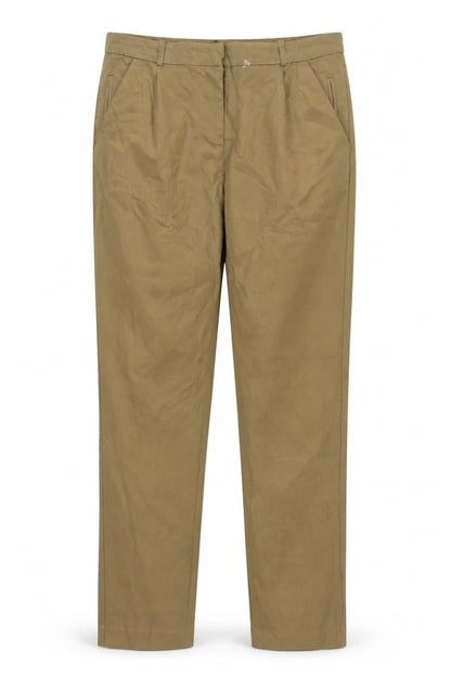 Womens UK Size 10 Topshop Regular Fit Business Casual Brown Trousers