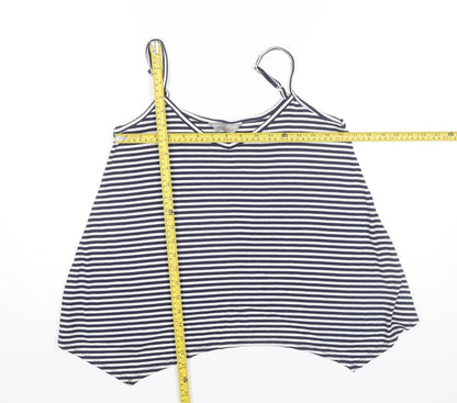 Dorothy Perkins Women’s Blue Striped V-Neck Camisole Tank Top Size 10