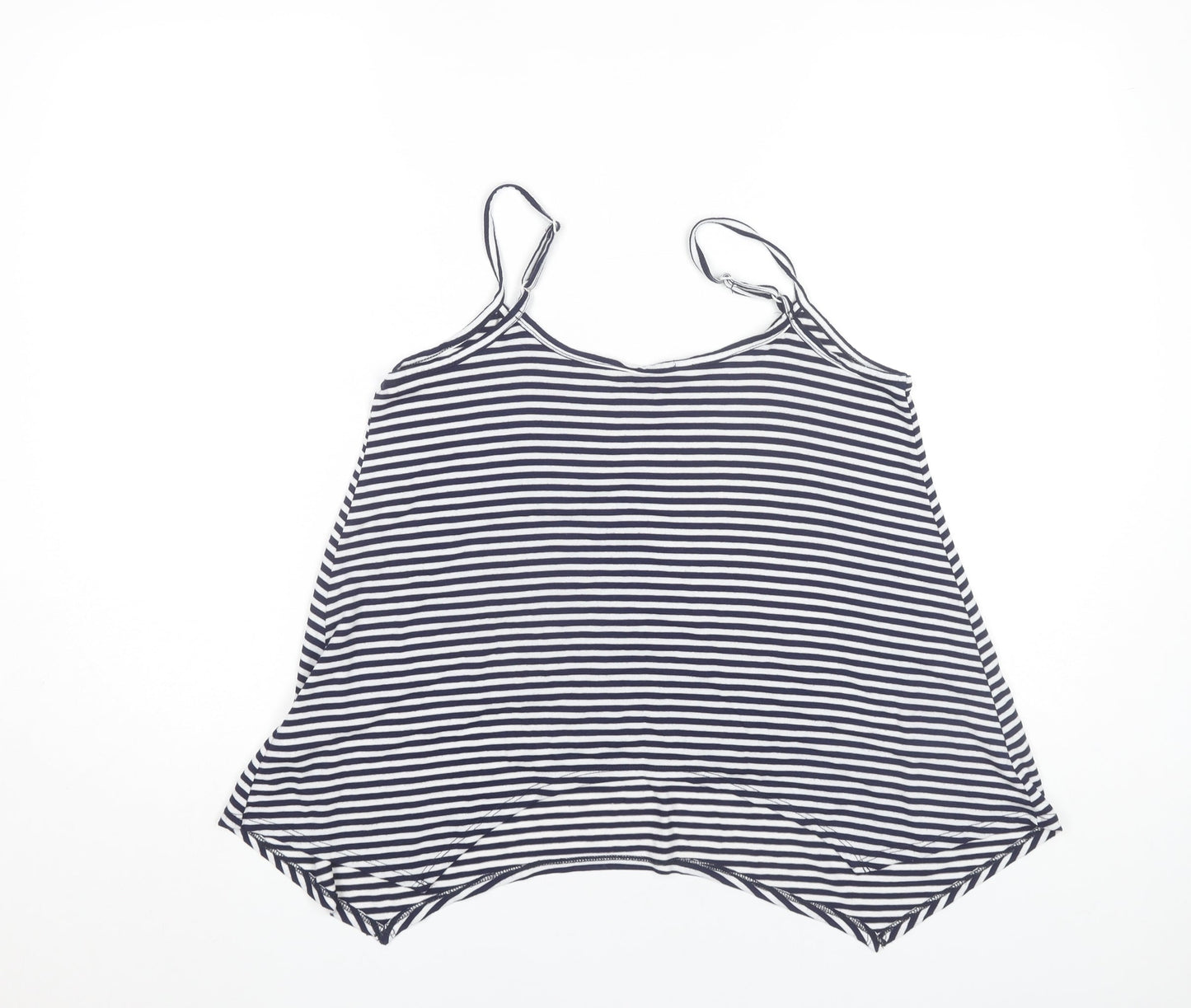 Dorothy Perkins Women’s Blue Striped V-Neck Camisole Tank Top Size 10