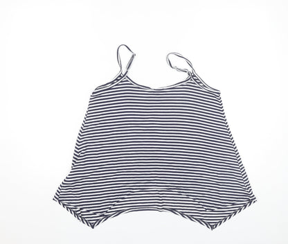 Dorothy Perkins Women’s Blue Striped V-Neck Camisole Tank Top Size 10