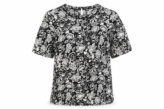 Womens UK Size 6 Marks and Spencer Black Basic T-Shirt