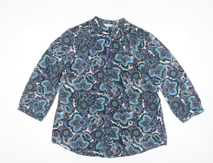Womens UK Size 14 Marks and Spencer Multicoloured Tunic Blouse