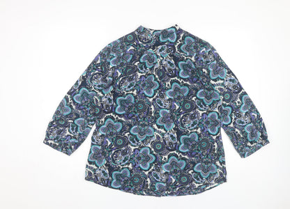 Womens UK Size 14 Marks and Spencer Multicoloured Tunic Blouse