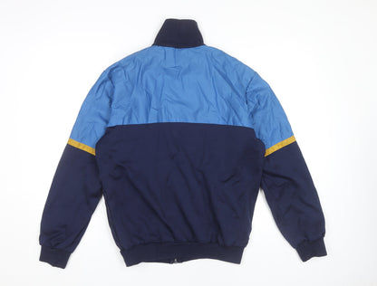 adidas Men's Blue Vintage Bomber Jacket M 40in Full Zip Sports Casual