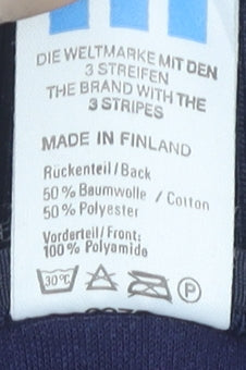 adidas Men's Blue Vintage Bomber Jacket M 40in Full Zip Sports Casual