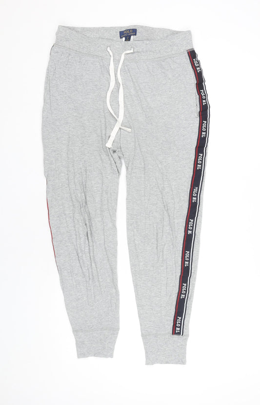 Polo Ralph Lauren Men's Grey Cotton Jogger Trousers Size S