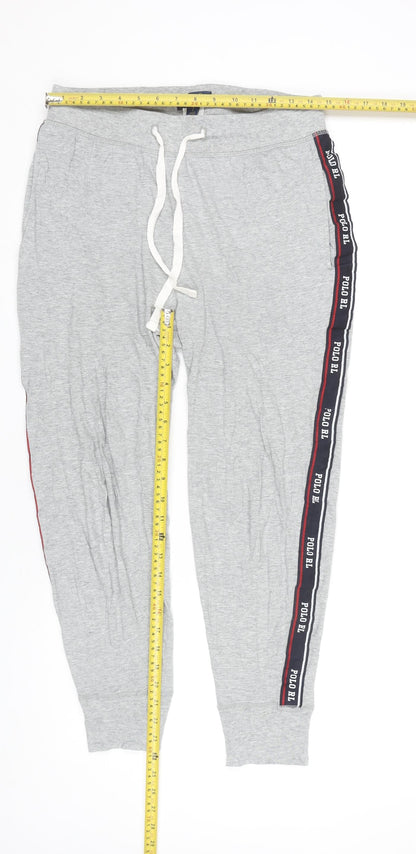 Polo Ralph Lauren Men's Grey Cotton Jogger Trousers Size S
