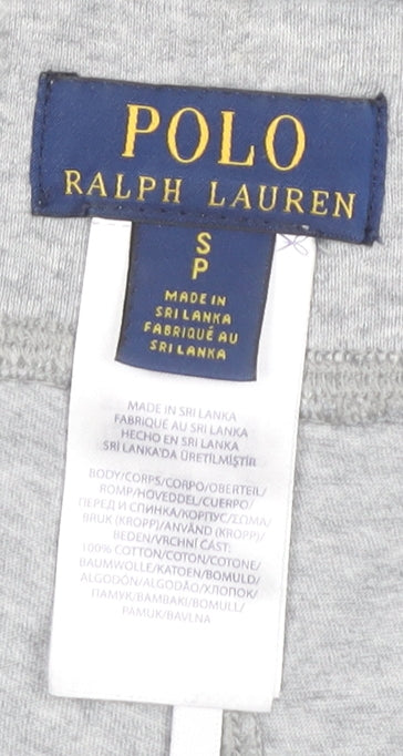 Polo Ralph Lauren Men's Grey Cotton Jogger Trousers Size S