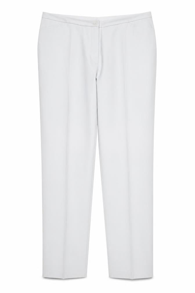 Womens UK Size 16 Michèle Extra-Slim Fit Business Casual Grey Trousers