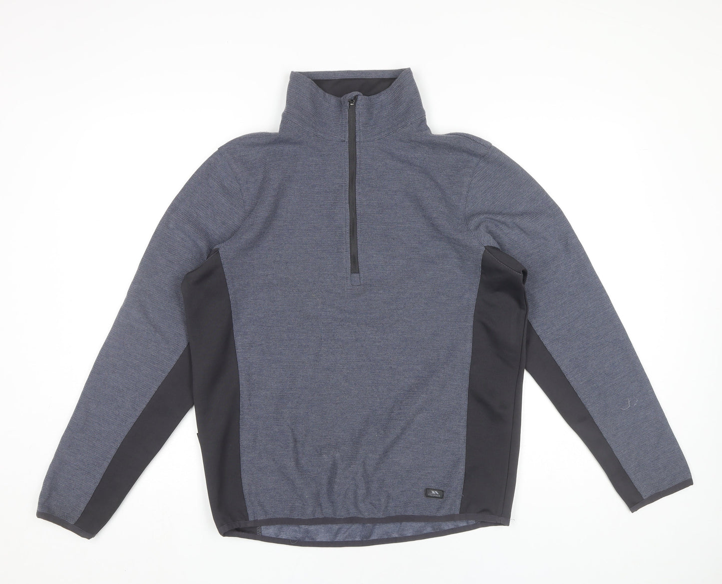 Trespass Men’s Blue 1/2 Zip Outdoor Sweatshirt M Regular Fit