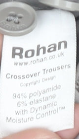 Rohan Women's Beige Size 14 Straight Leg Travel Trousers