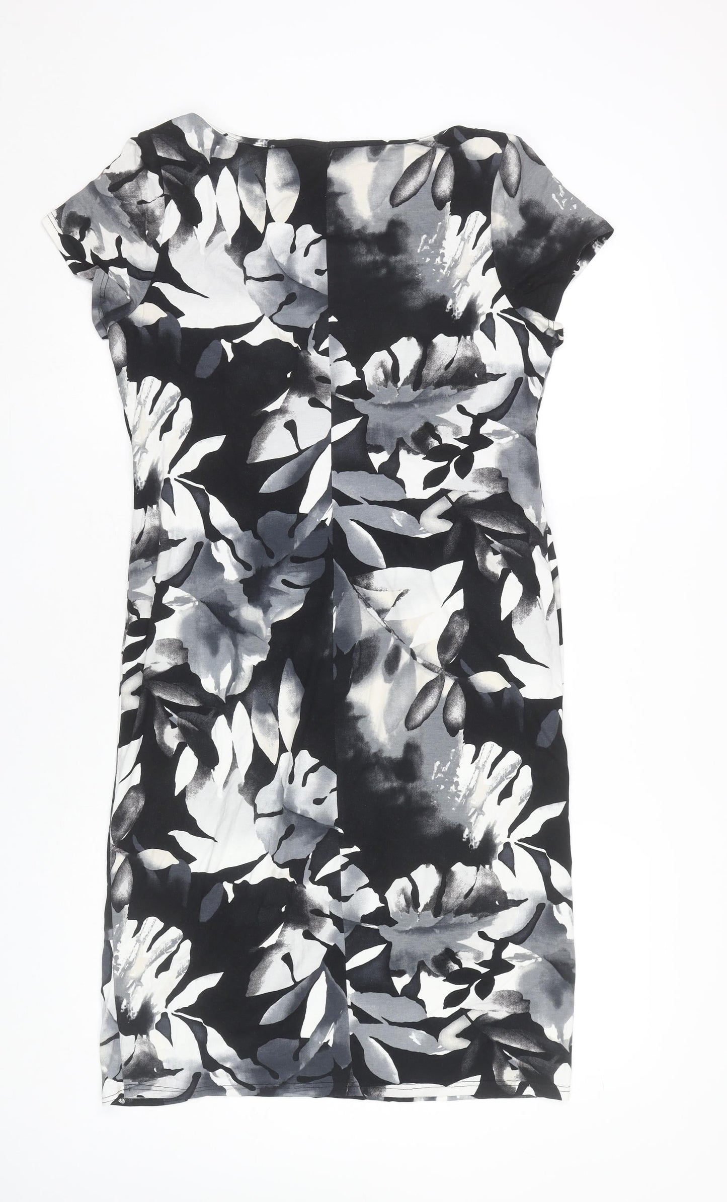 Roman Women’s Multicoloured Size 16 Sheath Dress Floral Ruched