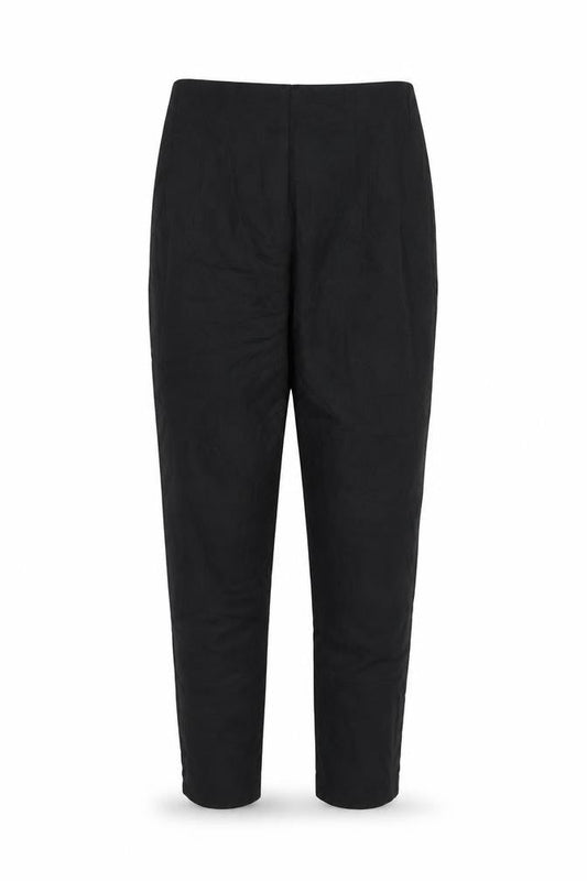 Womens UK Size 10 ET VOUS Slim Fit Ankle Black Trousers