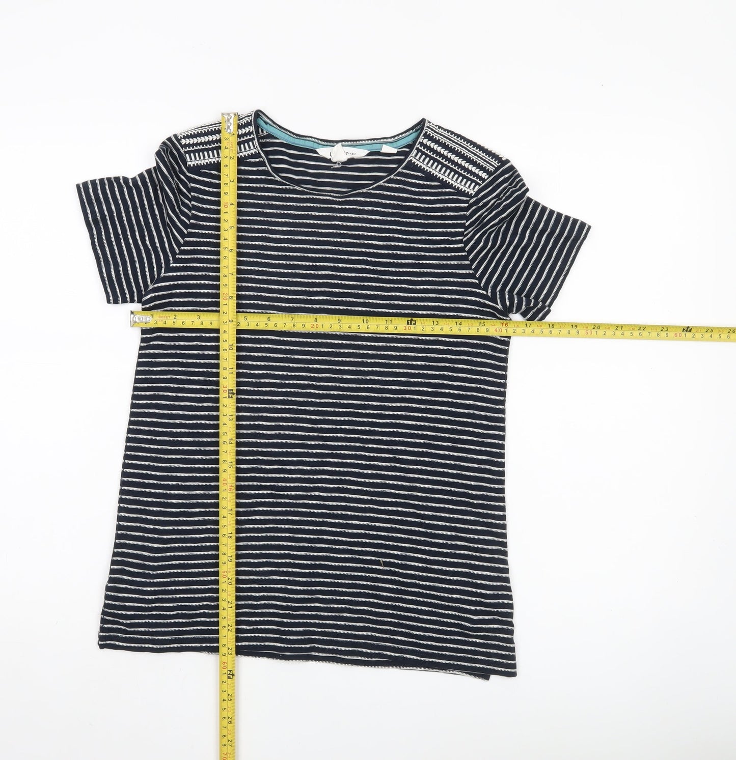 Womens UK Size 6 White Stuff Blue Basic T-Shirt