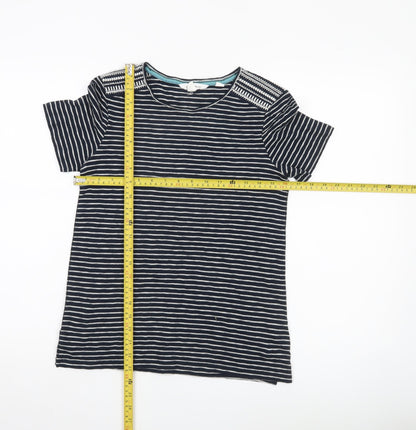 Womens UK Size 6 White Stuff Blue Basic T-Shirt