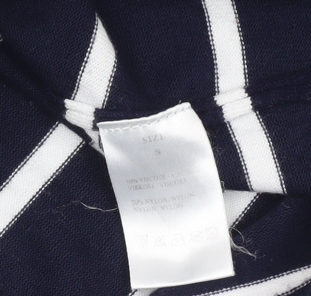 Womens UK Size S Blue Vanilla Blue Full Zip Jumper