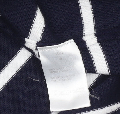 Womens UK Size S Blue Vanilla Blue Full Zip Jumper