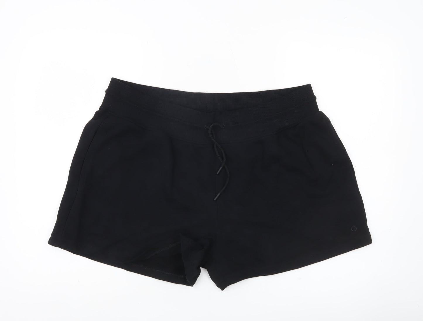 Marks and Spencer Women’s Black Size 20 Sweat Shorts with Pockets