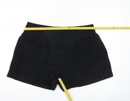 Marks and Spencer Women’s Black Size 20 Sweat Shorts with Pockets