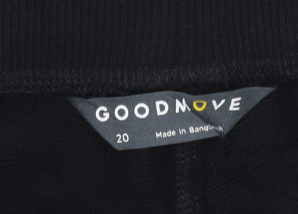 Marks and Spencer Women’s Black Size 20 Sweat Shorts with Pockets