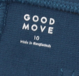 Marks and Spencer Womens Blue Size 10 Sweat Shorts Comfort Pockets