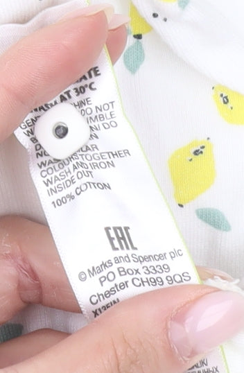 Womens UK Size 20 Marks and Spencer White Basic T-Shirt