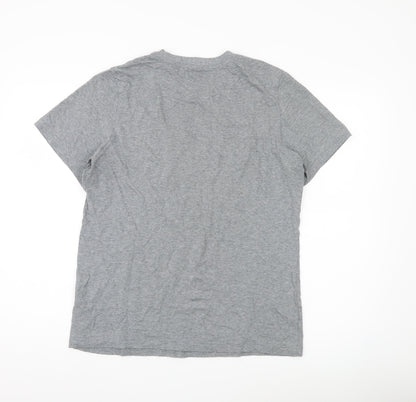 Puma Men's Grey Small Sportswear Logo Short Sleeve T-Shirt