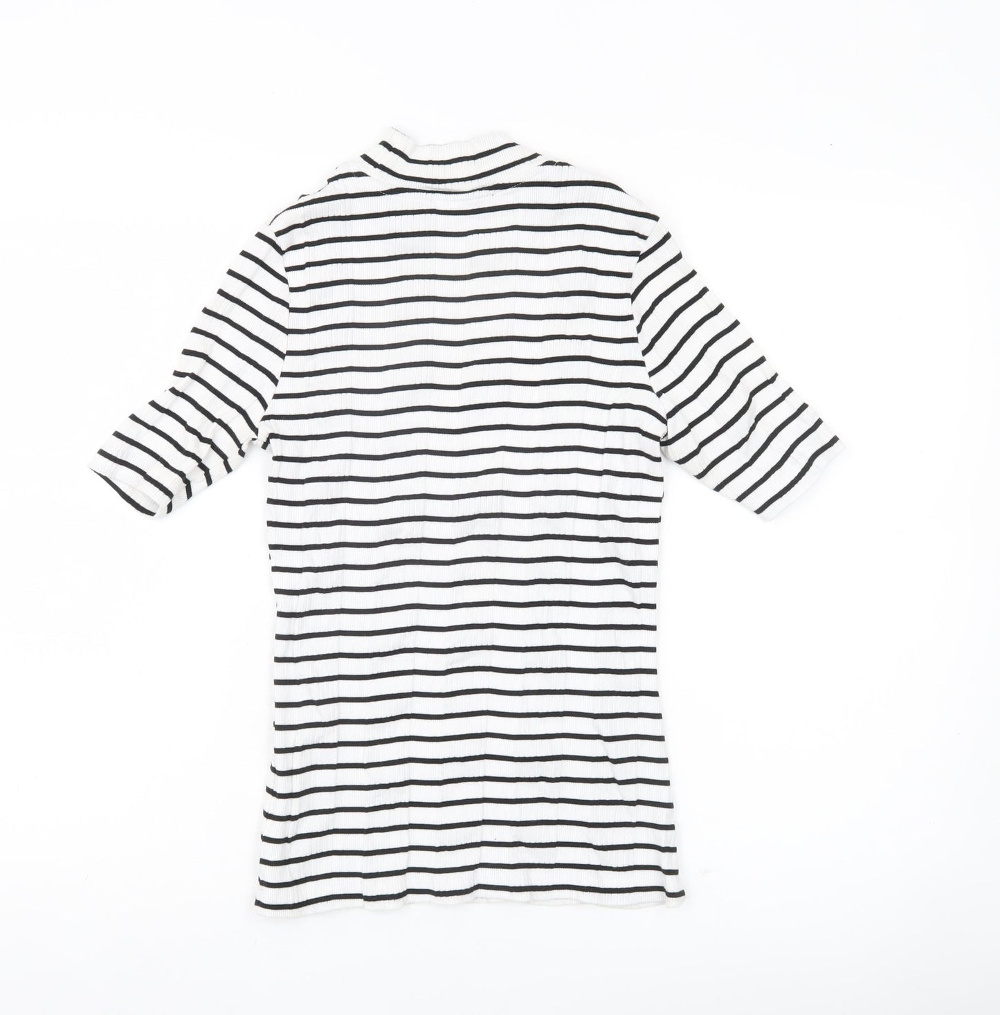 Womens UK Size 8 Marks and Spencer White Basic T-Shirt