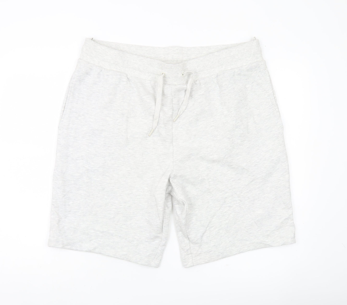 Marks and Spencer Mens Grey XL Sweat Shorts Casual Elastic Waist