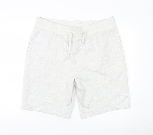 Marks and Spencer Mens Grey XL Sweat Shorts Casual Elastic Waist