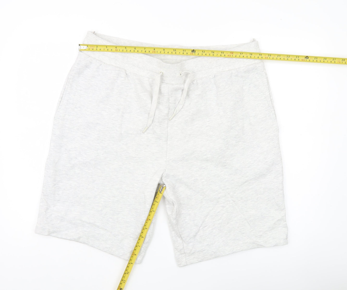 Marks and Spencer Mens Grey XL Sweat Shorts Casual Elastic Waist
