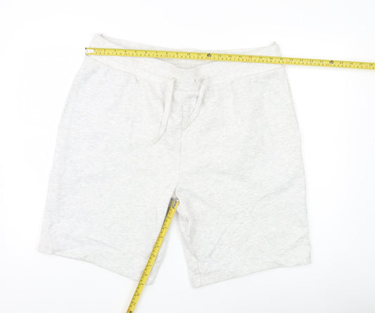 Marks and Spencer Mens Grey XL Sweat Shorts Casual Elastic Waist