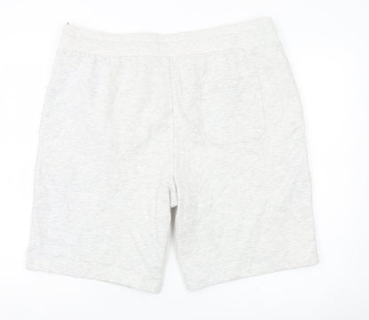 Marks and Spencer Mens Grey XL Sweat Shorts Casual Elastic Waist