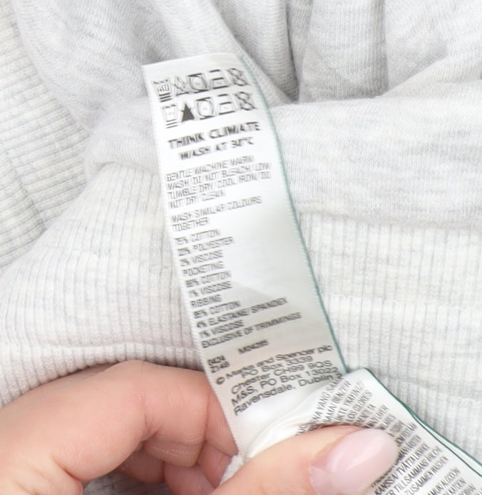 Marks and Spencer Mens Grey XL Sweat Shorts Casual Elastic Waist