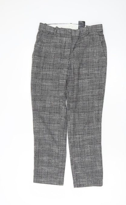 Womens UK Size 10 H&M Regular Fit Business Workwear Casual Grey Trousers