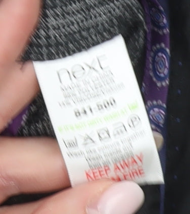 Next Men Grey Check Dress Pants 36R Straight Leg Formal Trousers