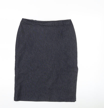 Womens UK Size 12 Topshop Straight & Pencil Denim Skirt