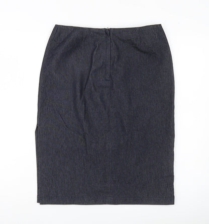 Womens UK Size 12 Topshop Straight & Pencil Denim Skirt
