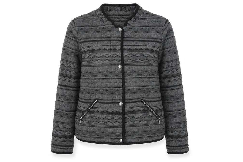 Womens UK Size 12 Klass Multicoloured Quilted Coat