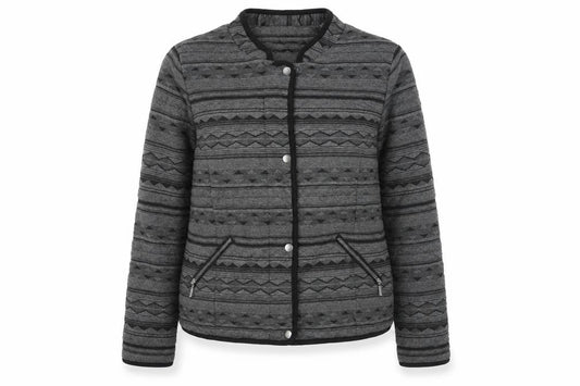 Womens UK Size 12 Klass Multicoloured Quilted Coat