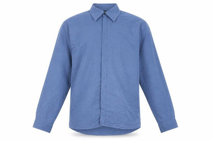 Cignal Collection Men’s Blue M Long Sleeve Button-Up Shirt
