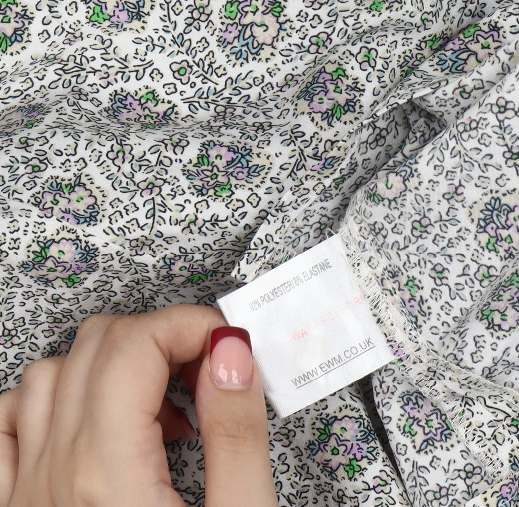 Womens UK Size 12 Honor Millburn Multicoloured Classic Button-Up