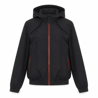 Womens UK Size 8 Zara Black Windbreaker Coat