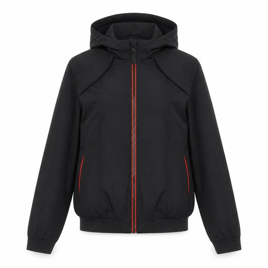 Womens UK Size 8 Zara Black Windbreaker Coat