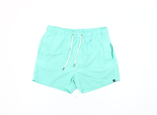 Regatta Mens Green Polyester Casual Swim Shorts Size M
