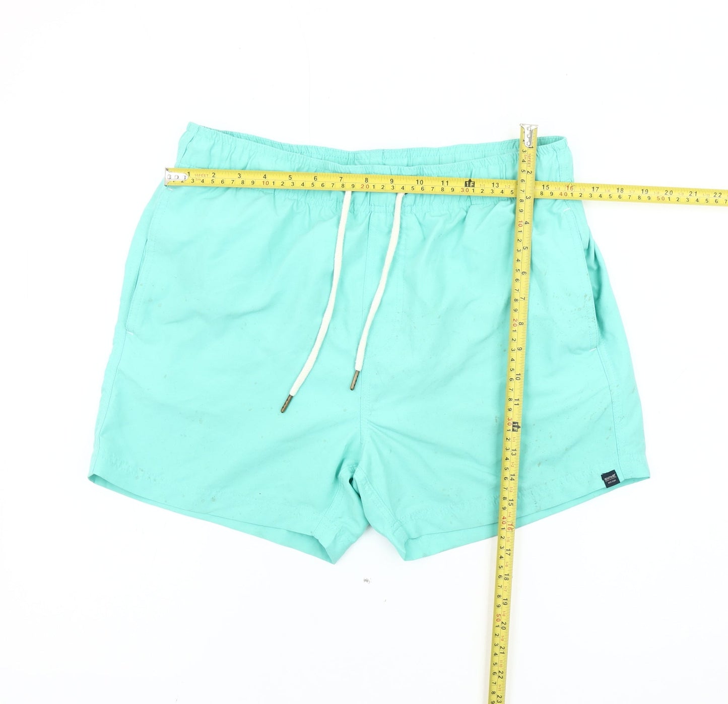 Regatta Mens Green Polyester Casual Swim Shorts Size M