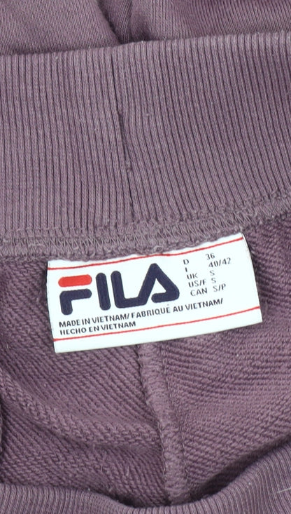 Fila Womens Purple Jogger Sweatpants Size S Cotton Blend Activewear